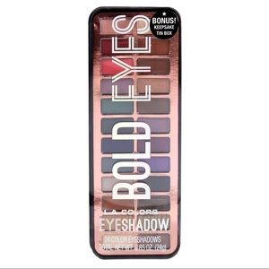 NWT LA Girl Colors Bold Eyes 24 Color Eyeshadow Tin